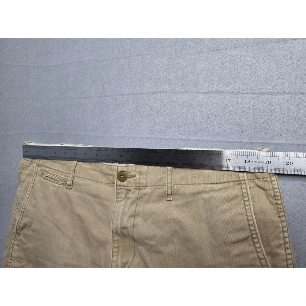 Denim & Supply Ralph Lauren Chino Shorts Mens 36 Khaki Cotton Flat Front Outdoor